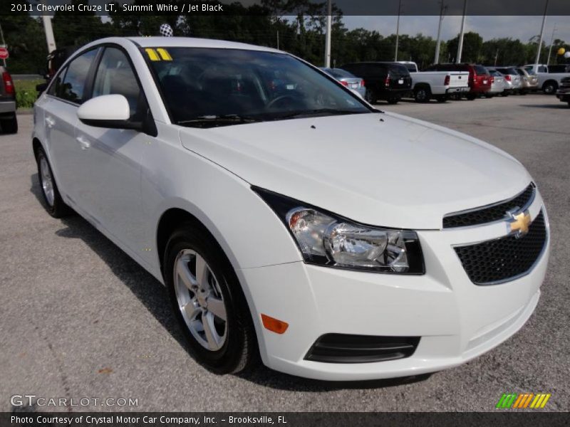 Summit White / Jet Black 2011 Chevrolet Cruze LT