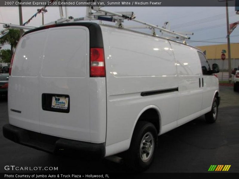 Summit White / Medium Pewter 2007 Chevrolet Express 2500 Extended Commercial Van