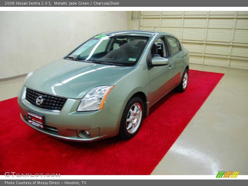 Metallic Jade Green / Charcoal/Steel 2008 Nissan Sentra 2.0 S