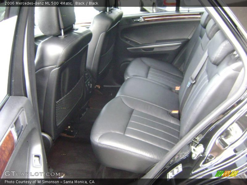 Black / Black 2006 Mercedes-Benz ML 500 4Matic