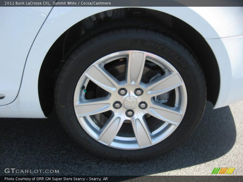Summit White / Cocoa/Cashmere 2011 Buick LaCrosse CXL