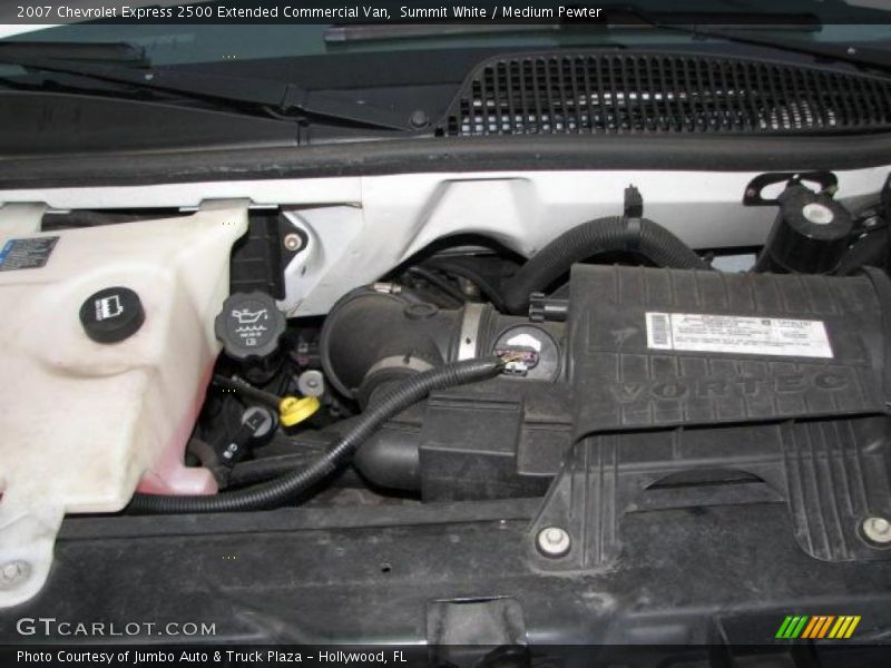 Summit White / Medium Pewter 2007 Chevrolet Express 2500 Extended Commercial Van