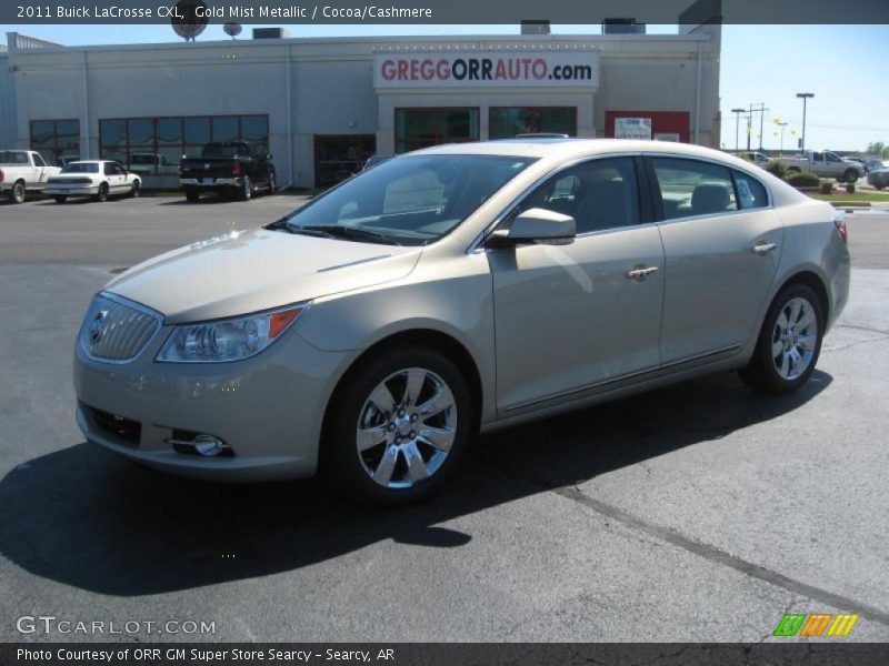 Gold Mist Metallic / Cocoa/Cashmere 2011 Buick LaCrosse CXL