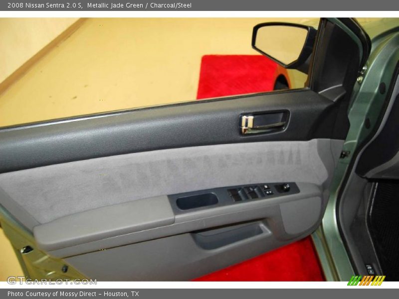 Metallic Jade Green / Charcoal/Steel 2008 Nissan Sentra 2.0 S