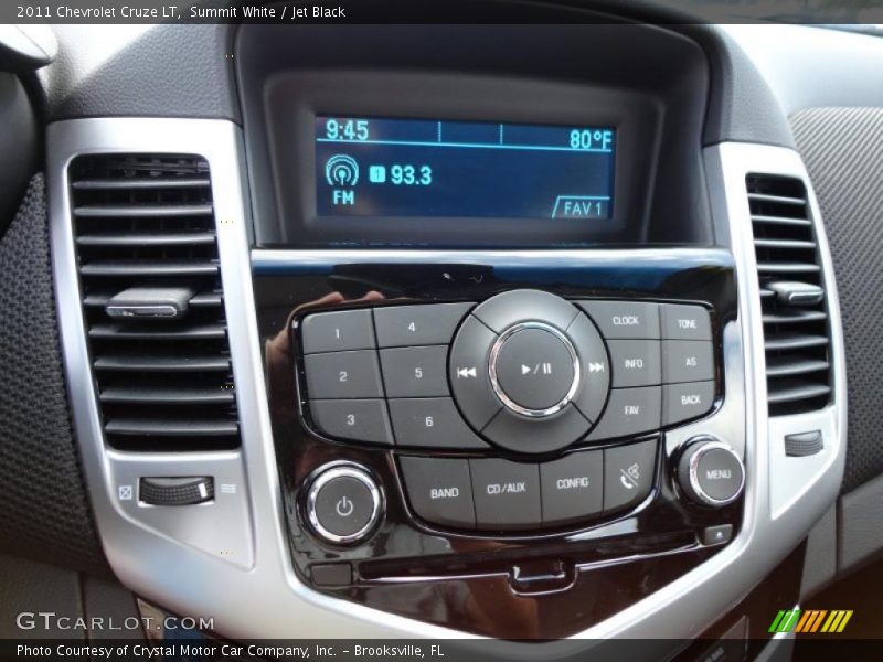 Summit White / Jet Black 2011 Chevrolet Cruze LT
