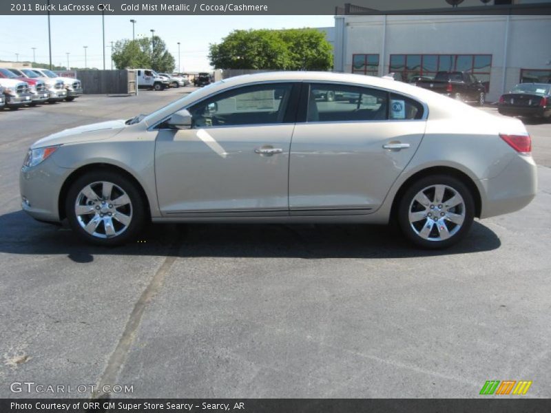 Gold Mist Metallic / Cocoa/Cashmere 2011 Buick LaCrosse CXL