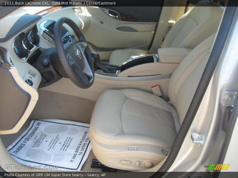 Gold Mist Metallic / Cocoa/Cashmere 2011 Buick LaCrosse CXL