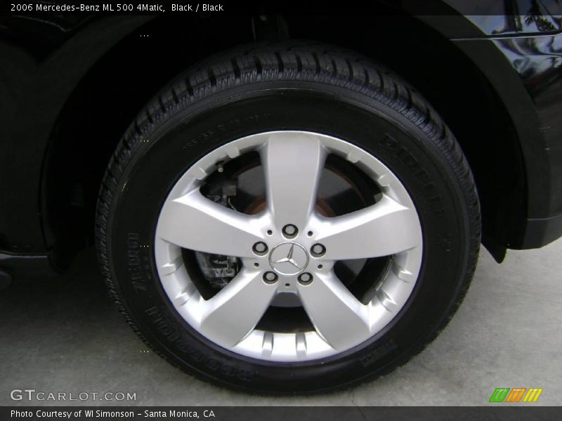 Black / Black 2006 Mercedes-Benz ML 500 4Matic