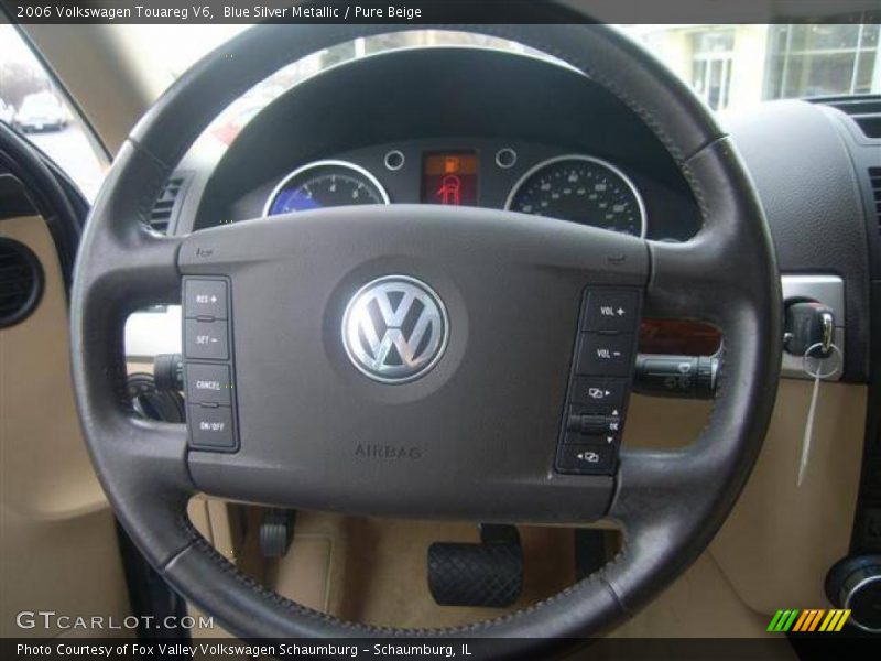 Blue Silver Metallic / Pure Beige 2006 Volkswagen Touareg V6