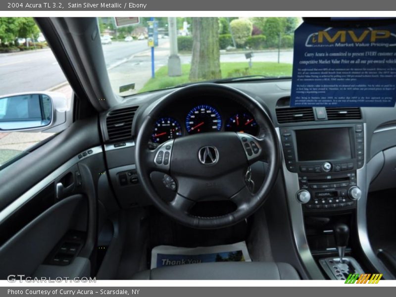 Satin Silver Metallic / Ebony 2004 Acura TL 3.2