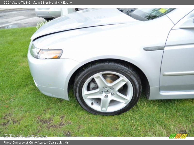 Satin Silver Metallic / Ebony 2004 Acura TL 3.2