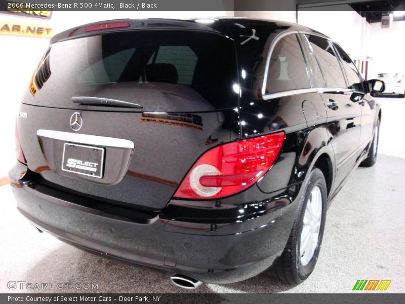 Black / Black 2006 Mercedes-Benz R 500 4Matic