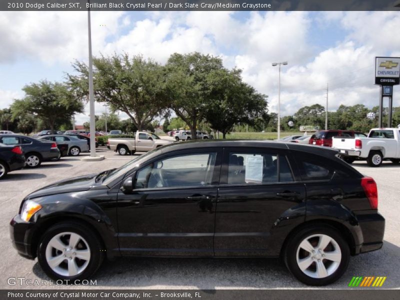 Brilliant Black Crystal Pearl / Dark Slate Gray/Medium Graystone 2010 Dodge Caliber SXT