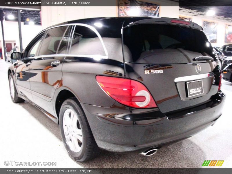 Black / Black 2006 Mercedes-Benz R 500 4Matic