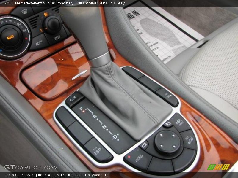 Brilliant Silver Metallic / Grey 2005 Mercedes-Benz SL 500 Roadster