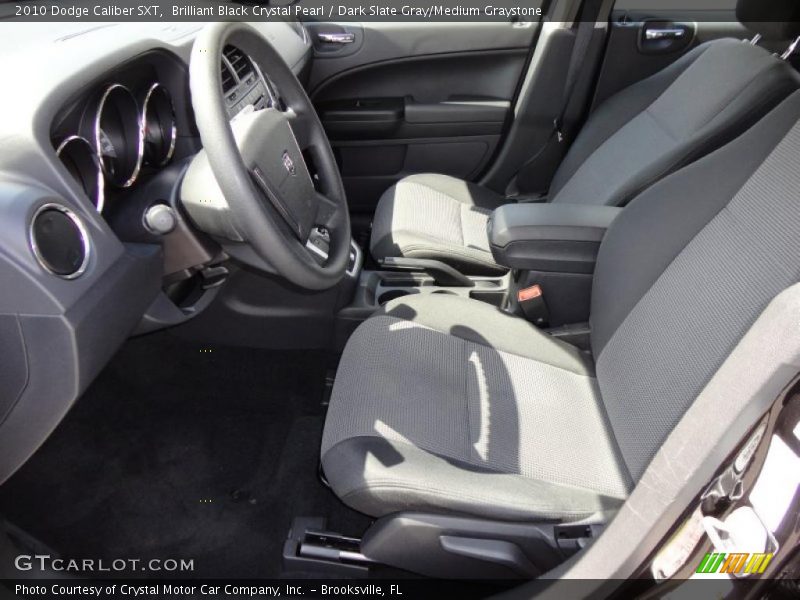 Brilliant Black Crystal Pearl / Dark Slate Gray/Medium Graystone 2010 Dodge Caliber SXT
