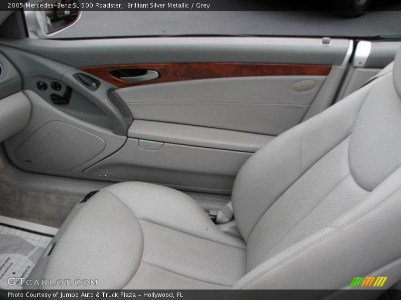 Brilliant Silver Metallic / Grey 2005 Mercedes-Benz SL 500 Roadster