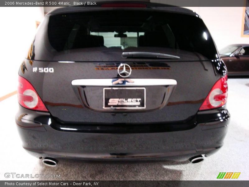 Black / Black 2006 Mercedes-Benz R 500 4Matic