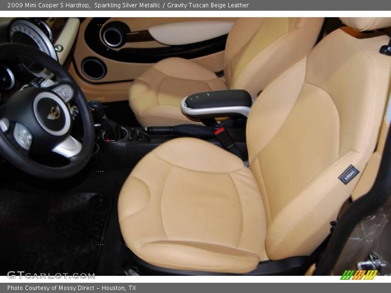  2009 Cooper S Hardtop Gravity Tuscan Beige Leather Interior