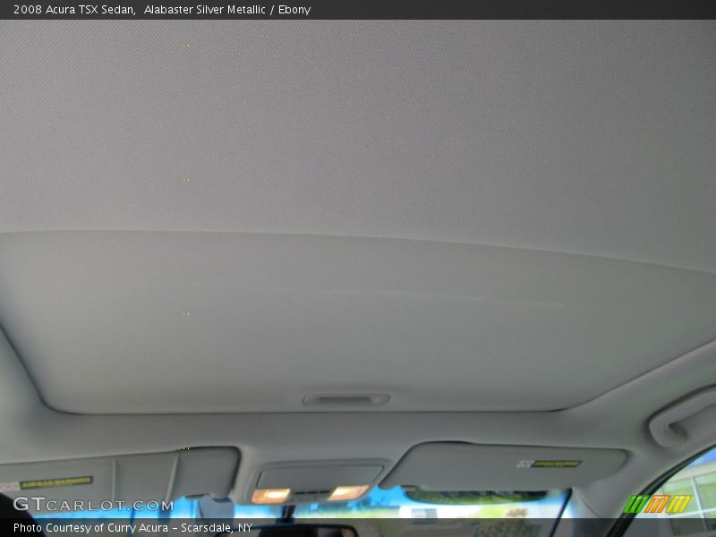 Alabaster Silver Metallic / Ebony 2008 Acura TSX Sedan