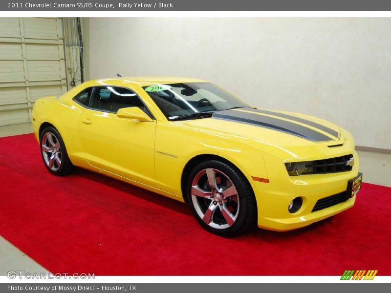 Rally Yellow / Black 2011 Chevrolet Camaro SS/RS Coupe