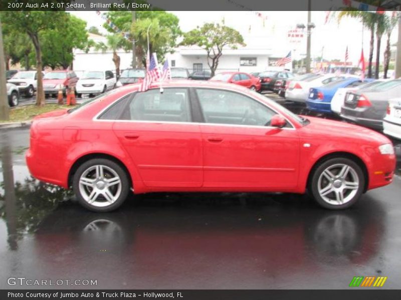 Brilliant Red / Ebony 2007 Audi A4 2.0T Sedan