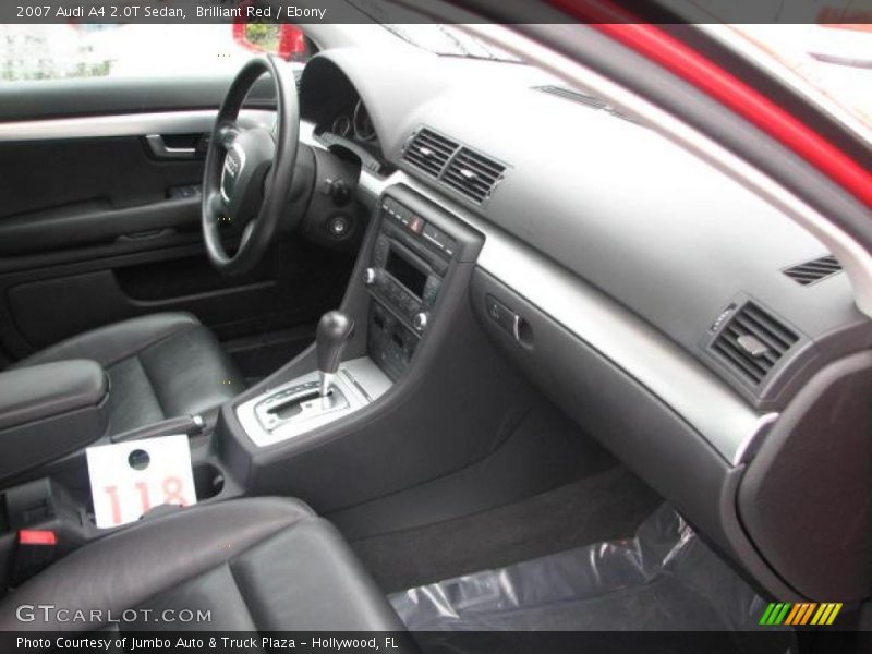 Brilliant Red / Ebony 2007 Audi A4 2.0T Sedan