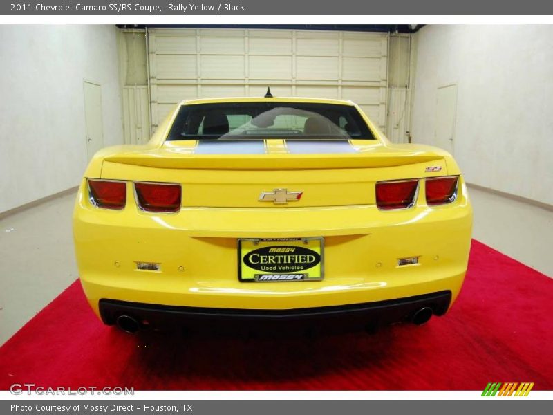 Rally Yellow / Black 2011 Chevrolet Camaro SS/RS Coupe