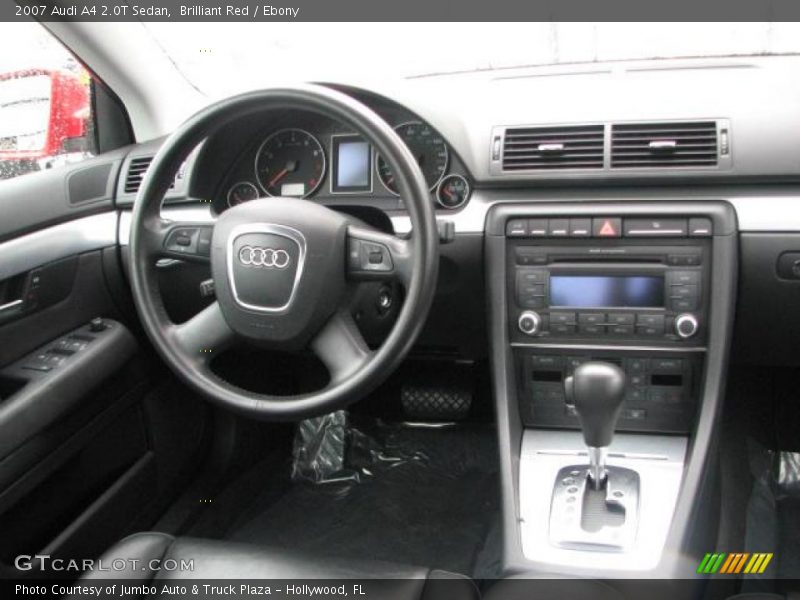 Brilliant Red / Ebony 2007 Audi A4 2.0T Sedan