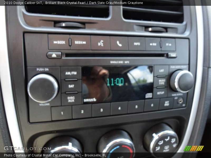 Brilliant Black Crystal Pearl / Dark Slate Gray/Medium Graystone 2010 Dodge Caliber SXT