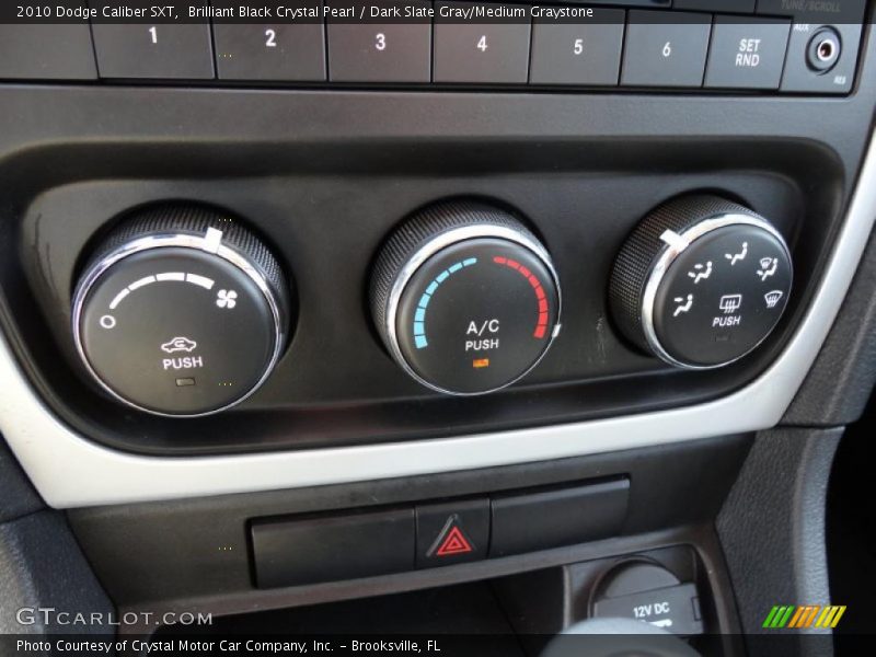 Brilliant Black Crystal Pearl / Dark Slate Gray/Medium Graystone 2010 Dodge Caliber SXT