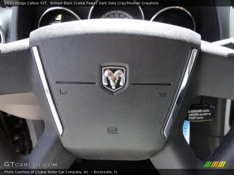 Brilliant Black Crystal Pearl / Dark Slate Gray/Medium Graystone 2010 Dodge Caliber SXT