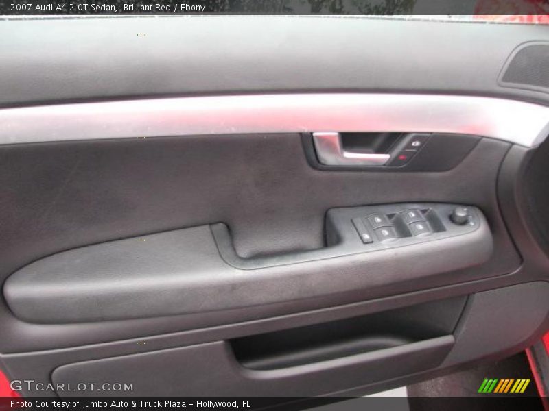 Brilliant Red / Ebony 2007 Audi A4 2.0T Sedan