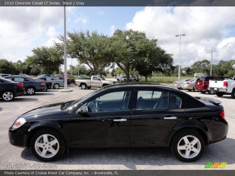 Black / Gray 2010 Chevrolet Cobalt LT Sedan