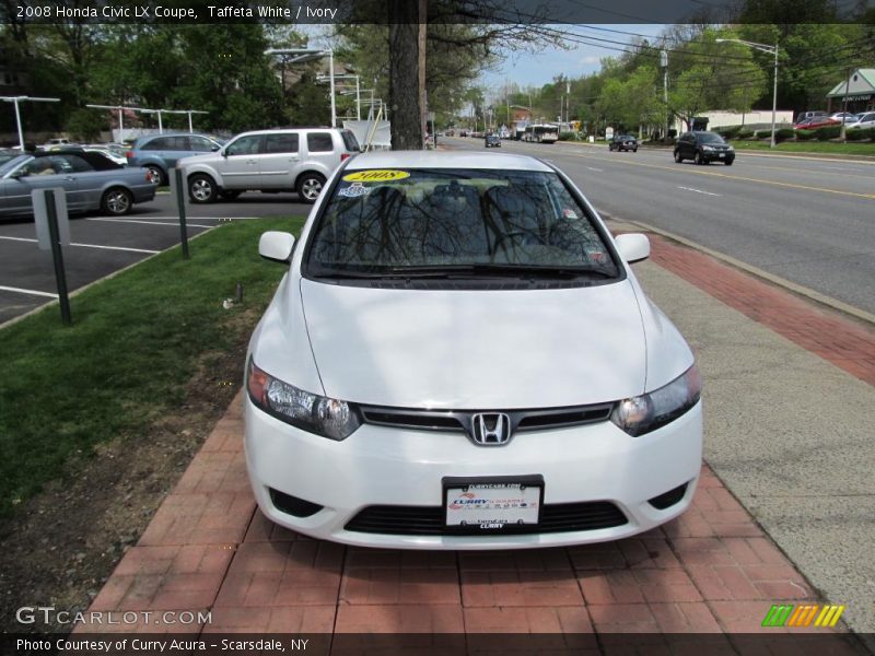 Taffeta White / Ivory 2008 Honda Civic LX Coupe