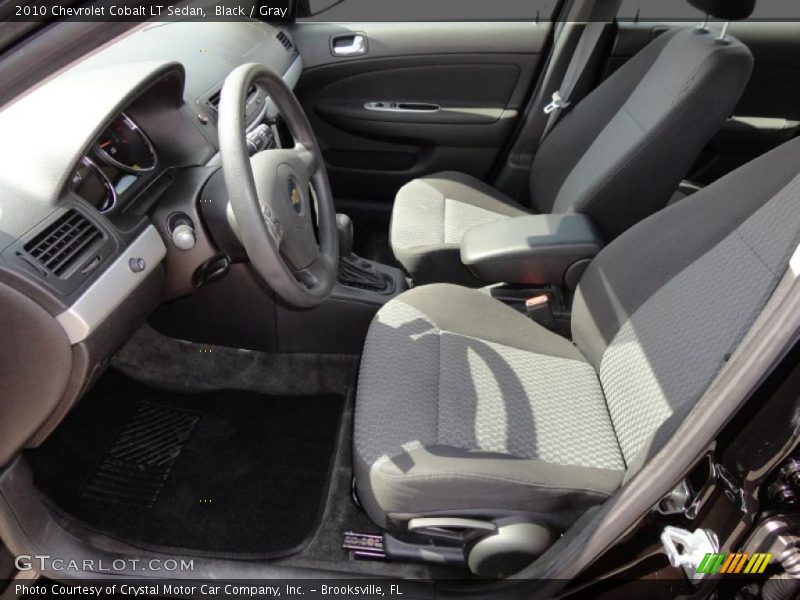Black / Gray 2010 Chevrolet Cobalt LT Sedan