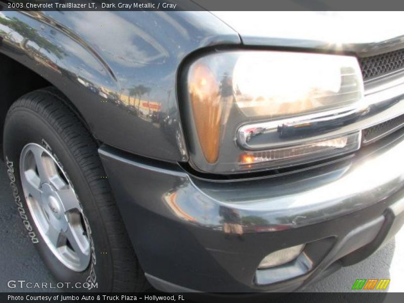 Dark Gray Metallic / Gray 2003 Chevrolet TrailBlazer LT