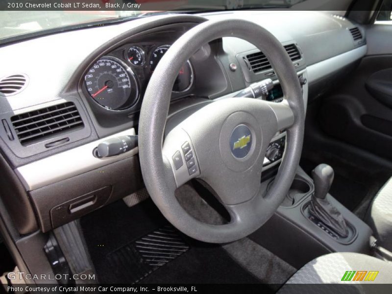 Black / Gray 2010 Chevrolet Cobalt LT Sedan