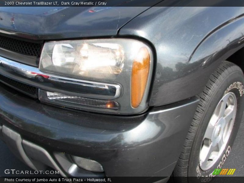 Dark Gray Metallic / Gray 2003 Chevrolet TrailBlazer LT