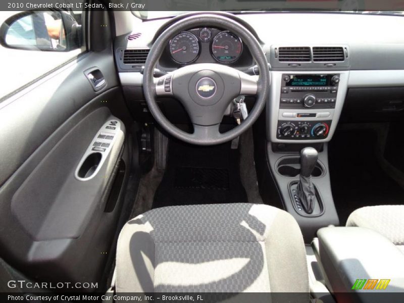 Black / Gray 2010 Chevrolet Cobalt LT Sedan