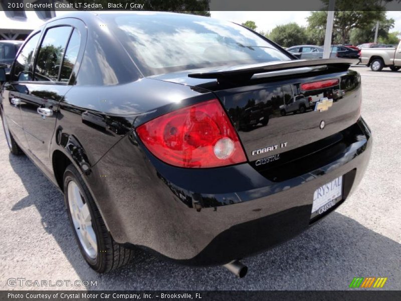 Black / Gray 2010 Chevrolet Cobalt LT Sedan