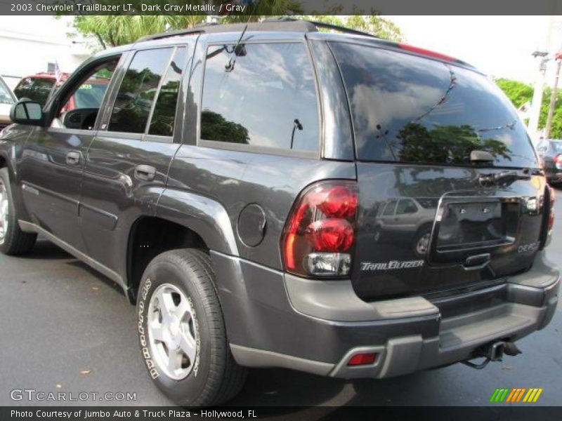 Dark Gray Metallic / Gray 2003 Chevrolet TrailBlazer LT