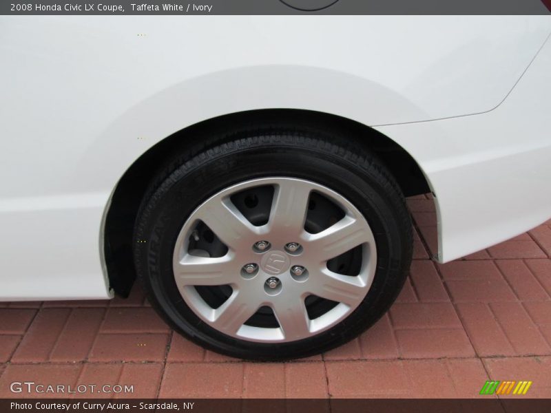 Taffeta White / Ivory 2008 Honda Civic LX Coupe