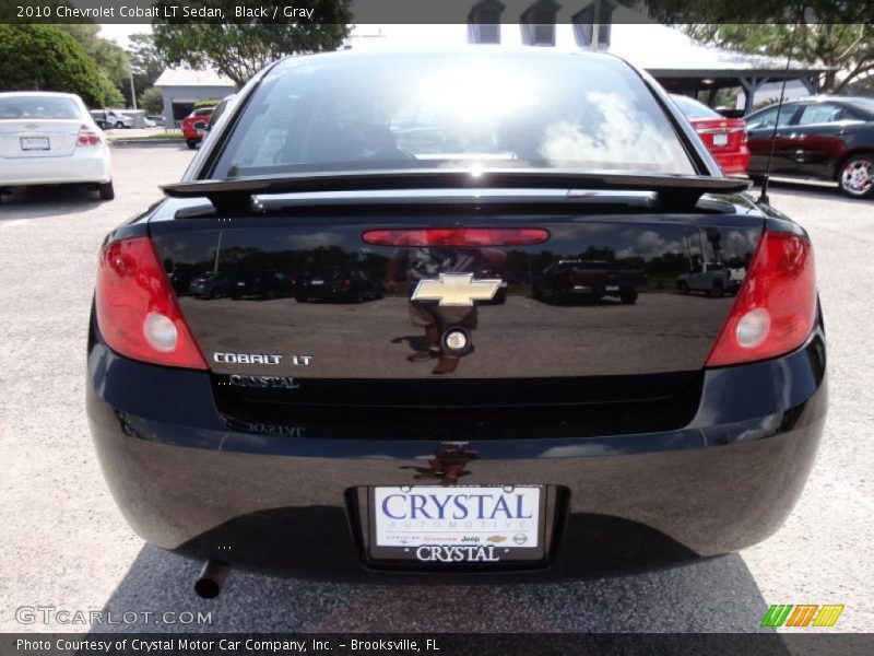 Black / Gray 2010 Chevrolet Cobalt LT Sedan