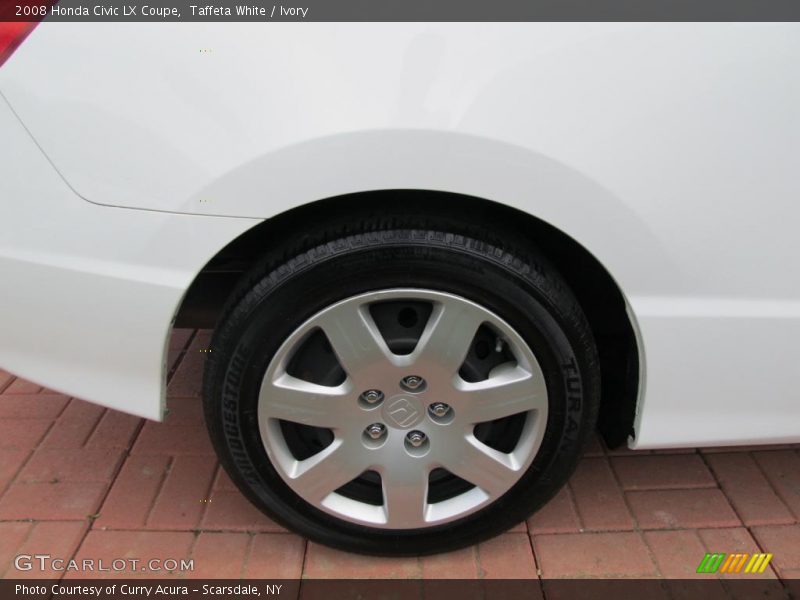 Taffeta White / Ivory 2008 Honda Civic LX Coupe
