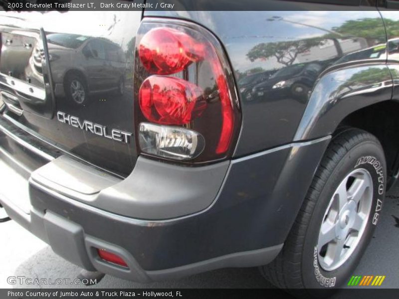 Dark Gray Metallic / Gray 2003 Chevrolet TrailBlazer LT