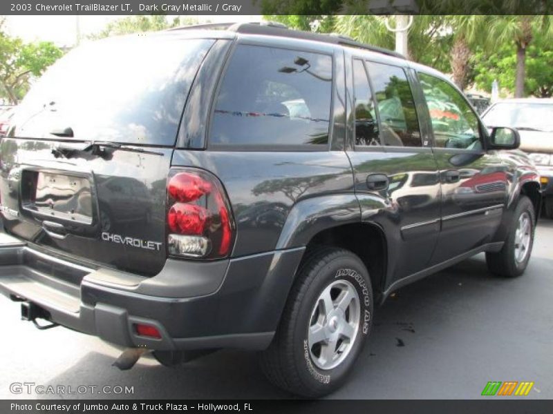 Dark Gray Metallic / Gray 2003 Chevrolet TrailBlazer LT