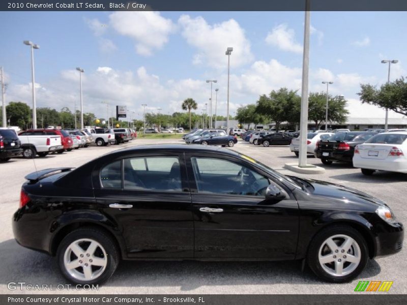 Black / Gray 2010 Chevrolet Cobalt LT Sedan