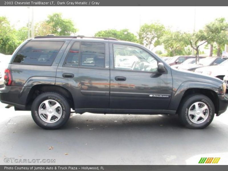 Dark Gray Metallic / Gray 2003 Chevrolet TrailBlazer LT