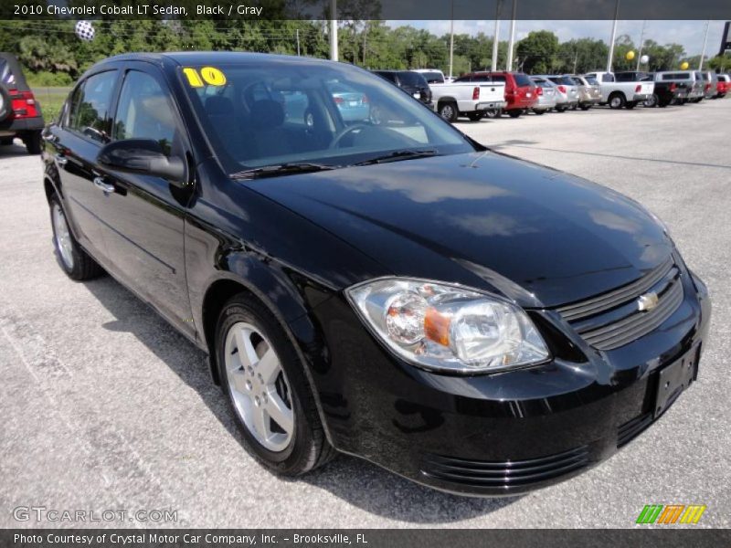Black / Gray 2010 Chevrolet Cobalt LT Sedan